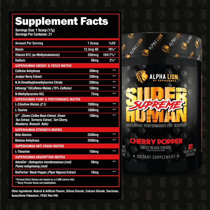 Alpha Lion SuperHuman Supreme 357g